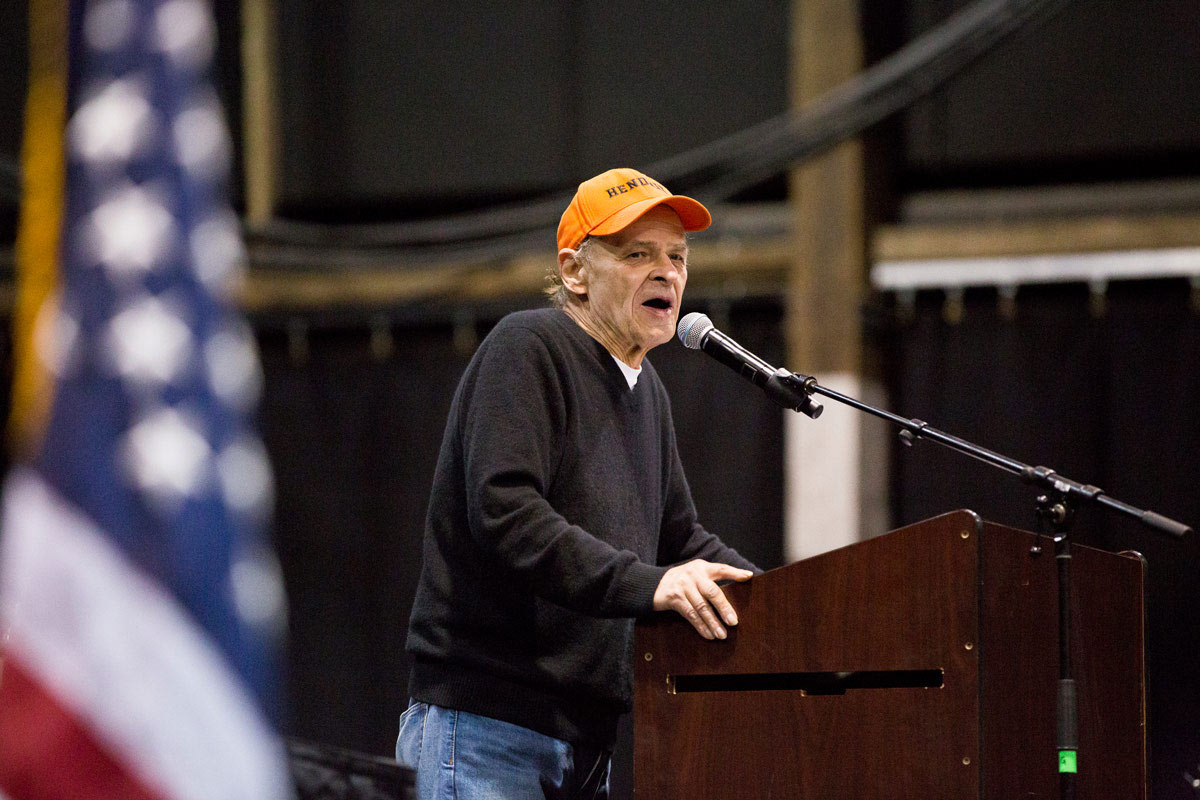 Tim O'Brien at the 2017 Festival of Books in Deadwood.